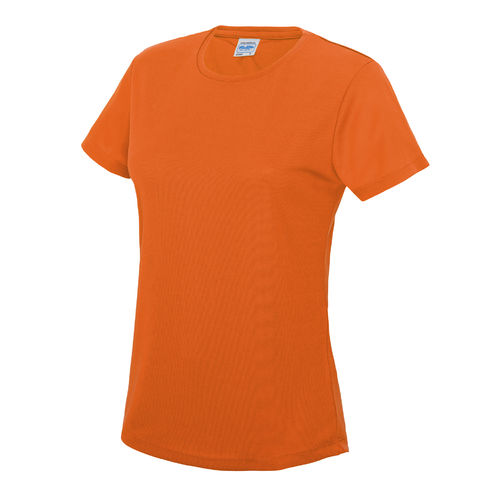 Women's Hi Viz Orange Tech T-Shirt