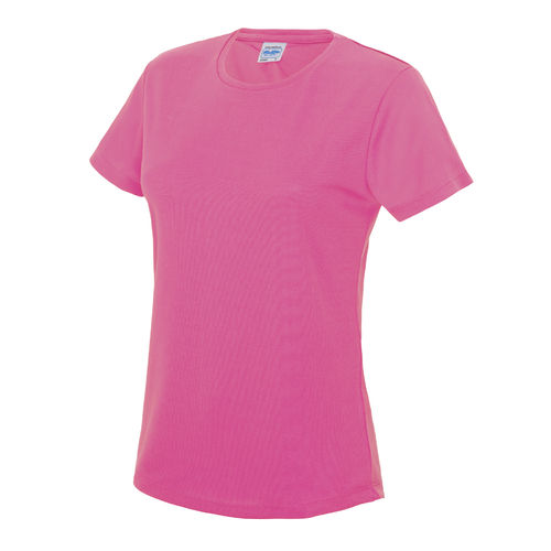 Women's Hi Viz Pink Tech T-Shirt