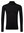 Men's Black Long Sleeved '3D Fit' Performance Zip Top