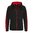 Just Hoods by AWDis Black/Red Sports Zipped Hoodie