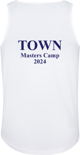 PTRC 2024 Masters Camp Men's White Vest