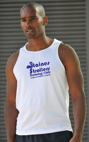 Staines Strollers Men's White Training Vest