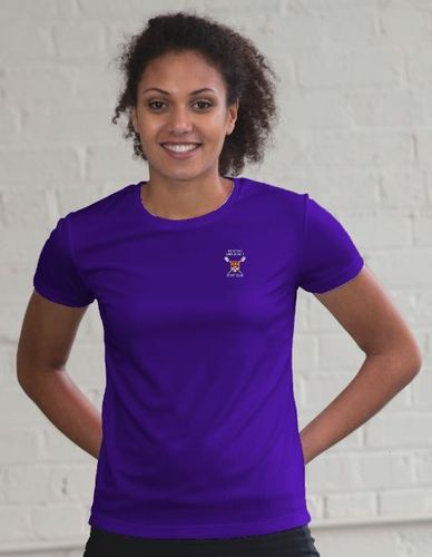 RUBC Women's Purple Tech T-Shirt