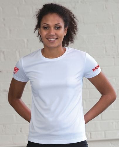 WRC Women's White Tech T-Shirt
