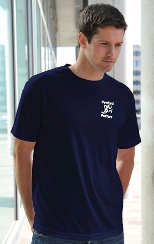 Pyrford Puffers Men's Navy Tech T-Shirt