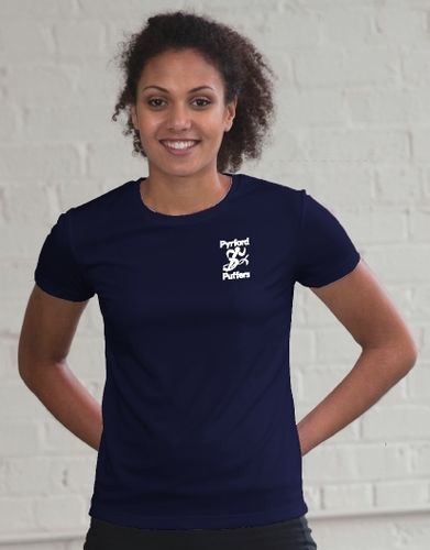 Pyrford Puffers Women's Navy Tech T-Shirt