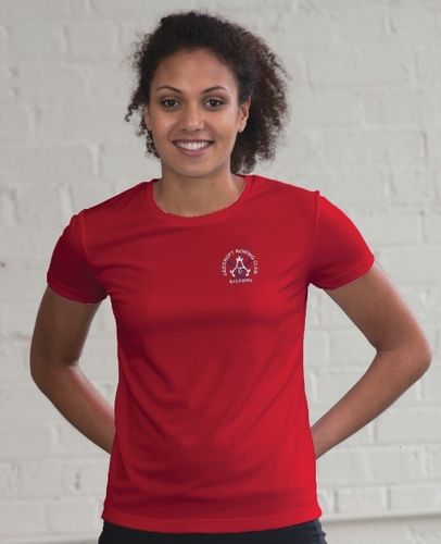 Agecroft RC Women's Red Tech T-Shirt