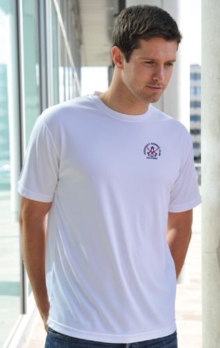 Agecroft RC Men's White Tech T-Shirt
