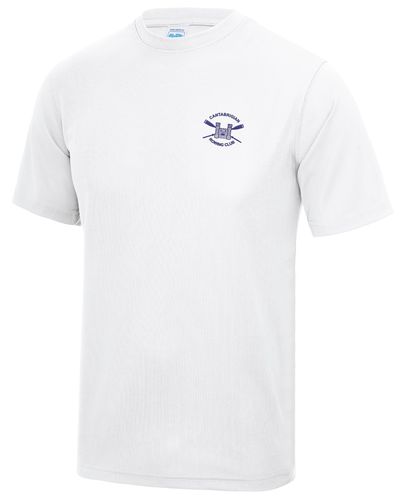 Cantabrigian RC Men's White Tech T-Shirt