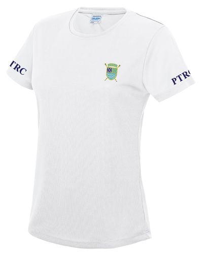 PTRC Women's White Tech T-Shirt