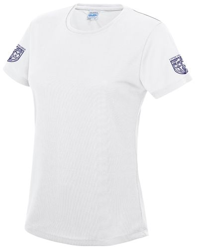 UTRC Women's White Racing Tech T-Shirt