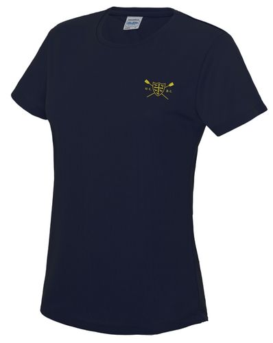 UCBC Women's Navy Tech T-Shirt