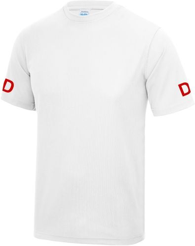 Derby RC Men's White D Tech T-Shirt