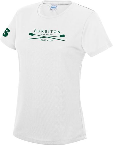 Surbiton HS BC Women's White Tech T-Shirt