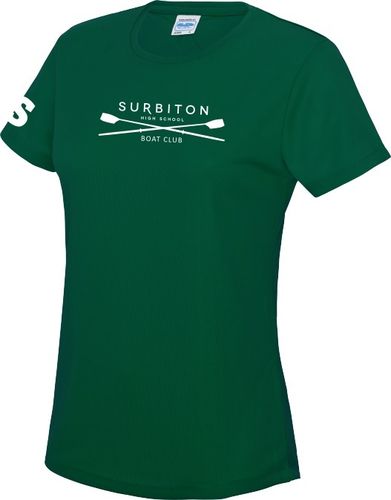 Surbiton HS BC Women's Green Tech T-Shirt