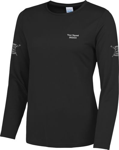 Derby RC Women's Black Long Sleeved Cool T