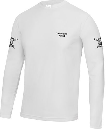 Derby RC Men's White Long Sleeved Cool T