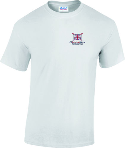 GB Rowing Team Supporters Men's White T-Shirt