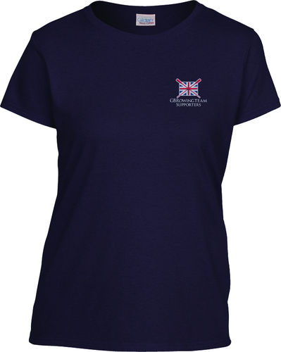 GB Rowing Team Supporters Women's Navy T-Shirt