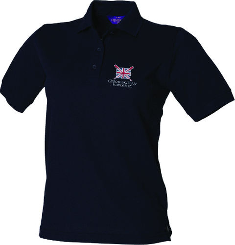 GB Rowing Team Supporters Women's Navy Polo Shirt