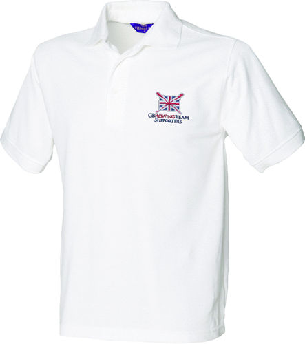 GB Rowing Team Supporters Men's White Polo Shirt