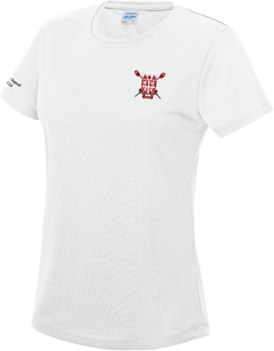University College Durham BC Women's White Tech T-Shirt